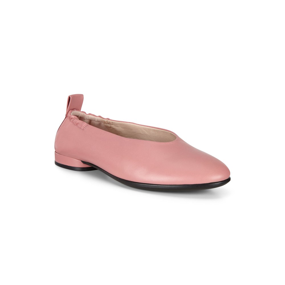 ECCO Womens Ballerinas Pink - Anal Flat - PWR-231648